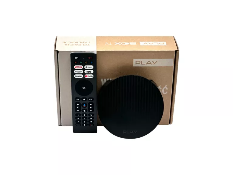 DEKODER PLAY BOX TV DV8990-T2/C – SMART HD DVB-T2/C + PILOT - JAK NOWY!