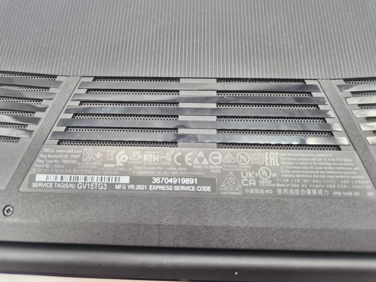 LAPTOP DELL G3 15