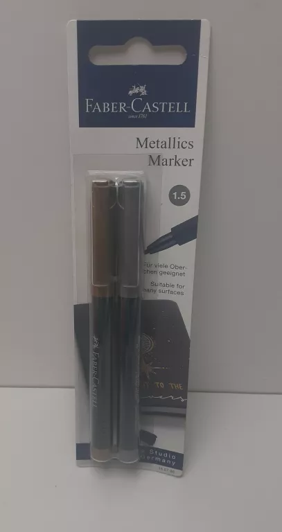 FABER CASTEL METALLISC MARKER 1.5 2 SZTUKI