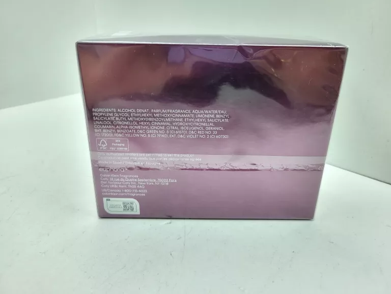 CALVIN KLEIN EUPHORIA 100 ML WODA PERFUMOWANA