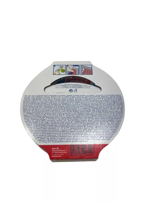 DWUSTRONNA TAŚMA MONTAŻOWA TESA POWERBOND ULTRA STRONG 19MMX5M