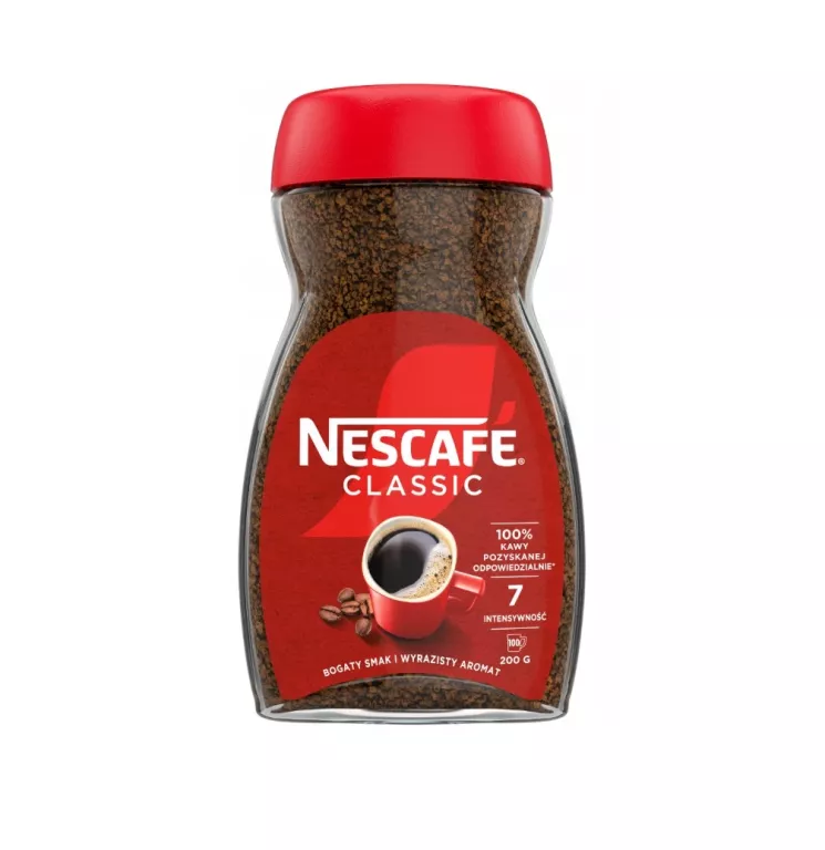 KAWA ROZPUSZCZALNA NESCAFE CLASSIC 200 G