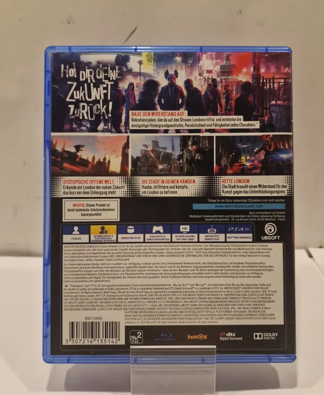 GRA NA PS4 WATCH DOGS LEGION