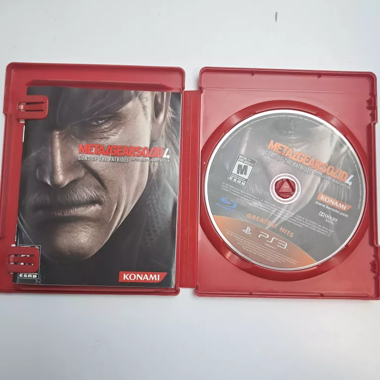 PS3 METAL GEAR SOLID 4