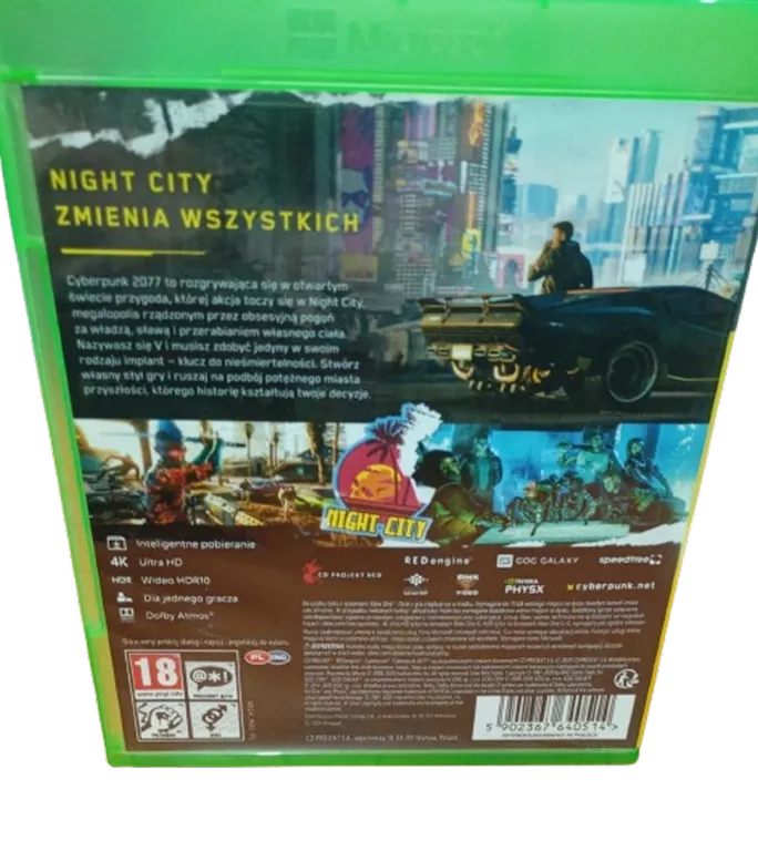 GRA  XBOX ONE CYBERPUNK 2077