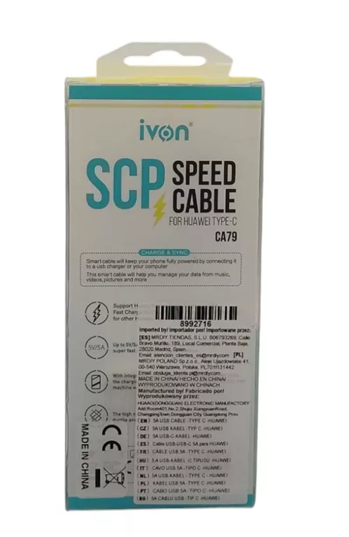 IVON KABEL USB-C 5A