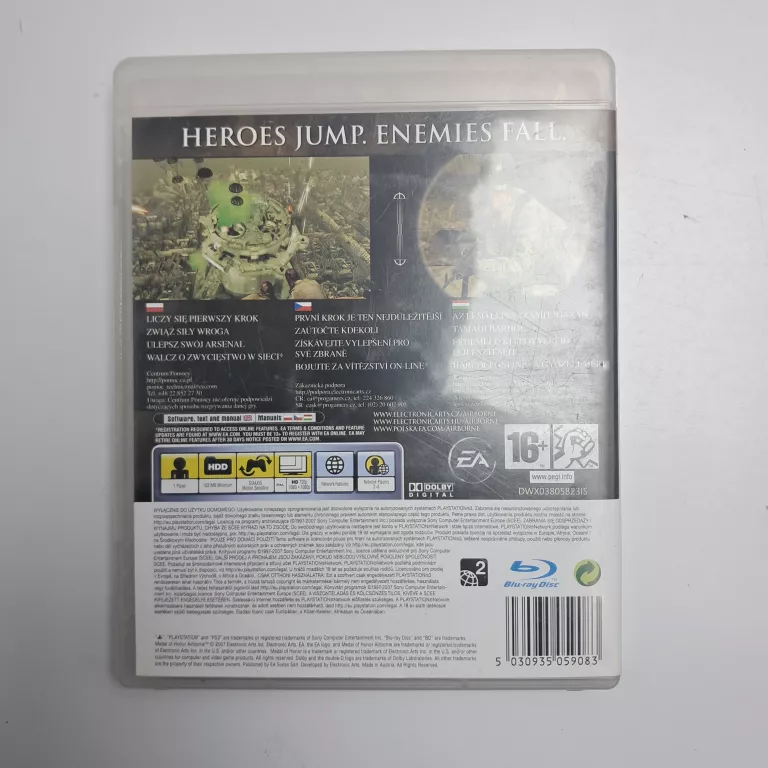 PS3 MEDAL OF HONOR AIRBORNE