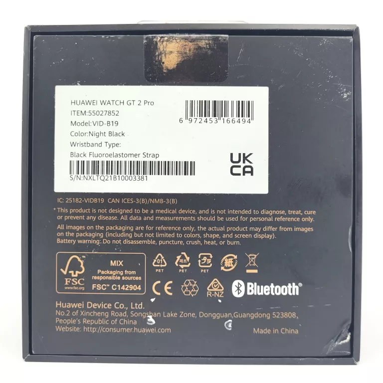 HUAWEI WATCH GT 2 PRO STAN IGŁA + PUDEŁKO