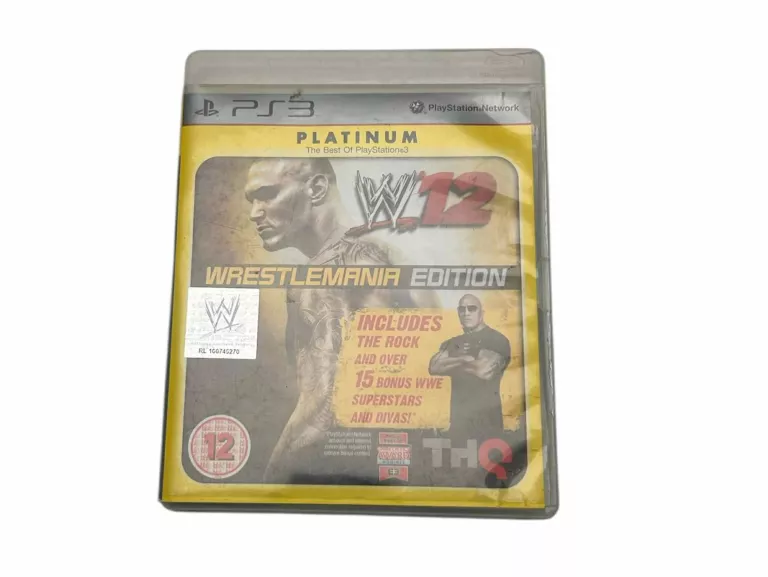 W12 WRESTLEMANIA EDITION NA PS3