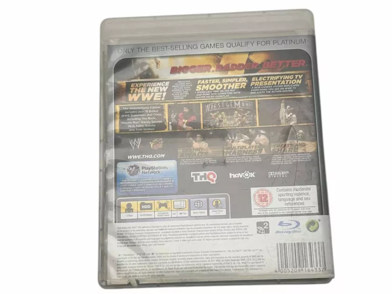 W12 WRESTLEMANIA EDITION NA PS3