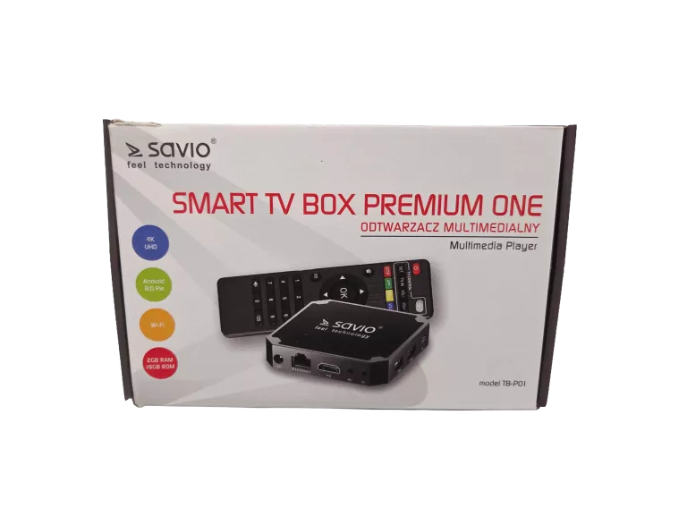 SMART TV BOX PREMIUM ONE SAVIO TB-P01
