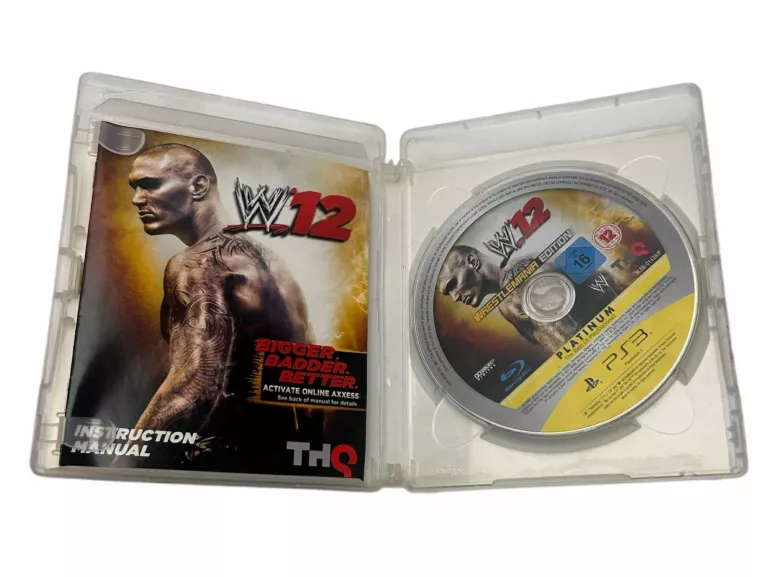 W12 WRESTLEMANIA EDITION NA PS3