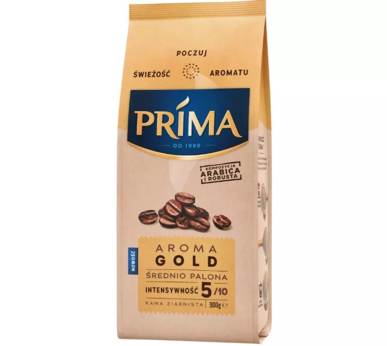 KAWA ZIARNISTA PRIMA AROMA GOLD 900G