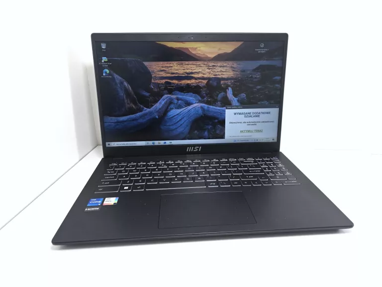 LAPTOP MSI MODERN 15 15,6 " INTEL CORE I5-1155G7 / 8 GB / 512