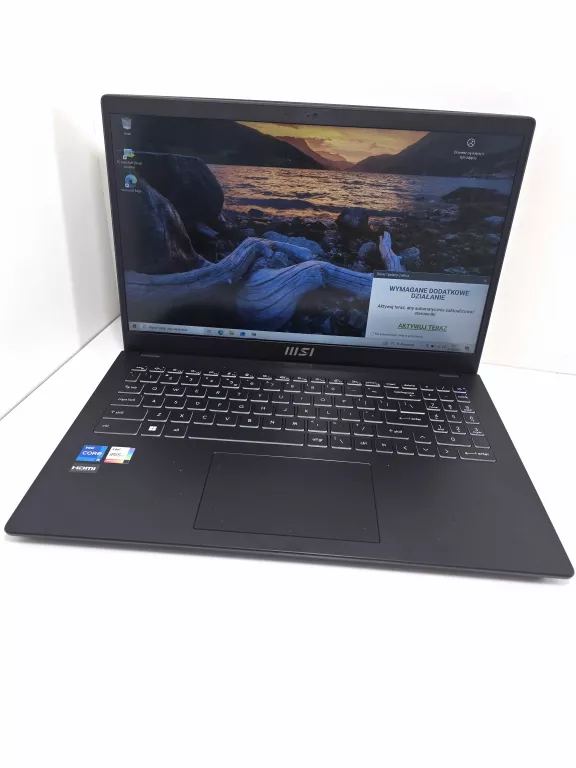 LAPTOP MSI MODERN 15 15,6 " INTEL CORE I5-1155G7 / 8 GB / 512