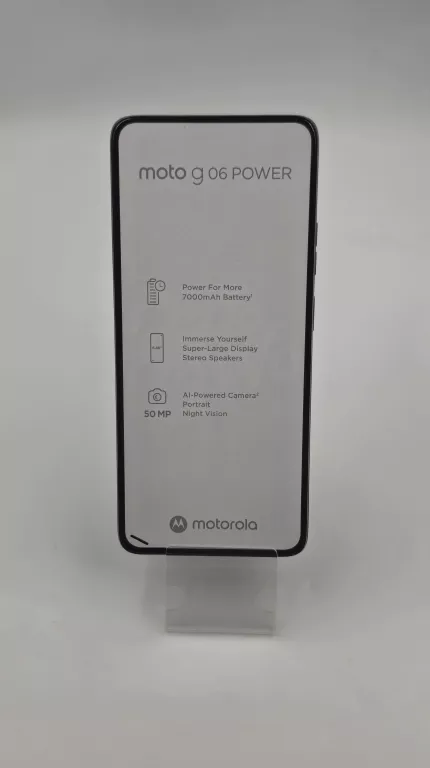 TELEFON MOTOROLA G06 POWER BEZ SIM LOCKA 4GB/64GB