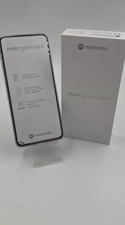 TELEFON MOTOROLA G06 POWER BEZ SIM LOCKA 4GB/64GB