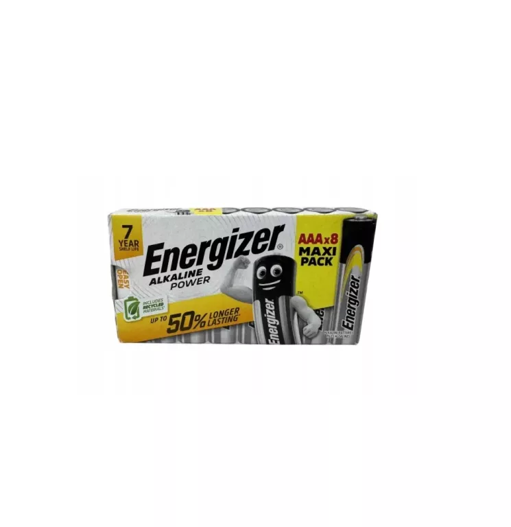 BATERIA ALKALICZNA ENERGIZER AAA (R3) 8 SZT.
