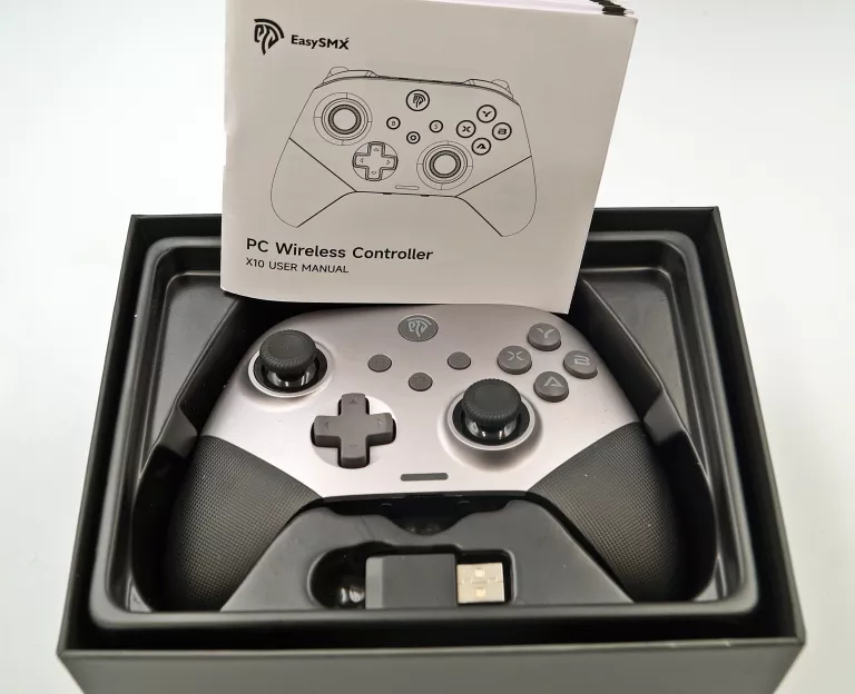 PAD BEZPRZEWODOWY EASYSMX X10 PC ANDROID IOS SWITCH WYMIENNA OBUDOWA HALL