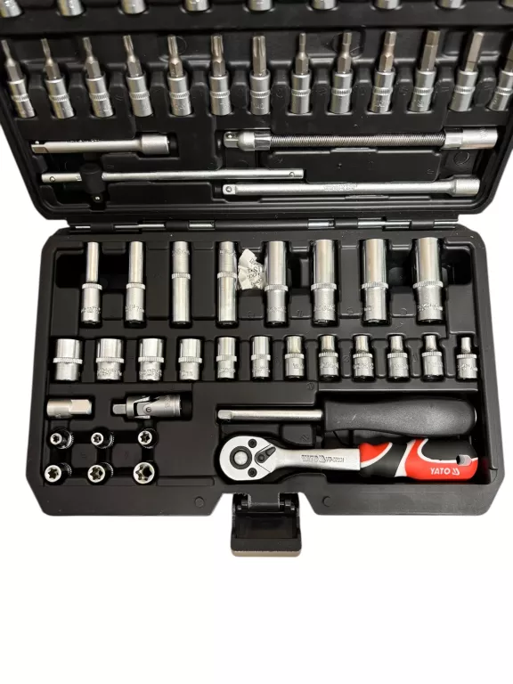 YATO YT-14501 ZESTAW NARZĘDZIOWY KLUCZY NASADEK 1/4'' KPL. 56 SZT.
