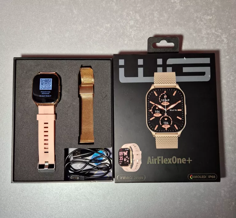 ZEGAREK SMARTWATCH AIR FLEX ONE+ KOMPLET