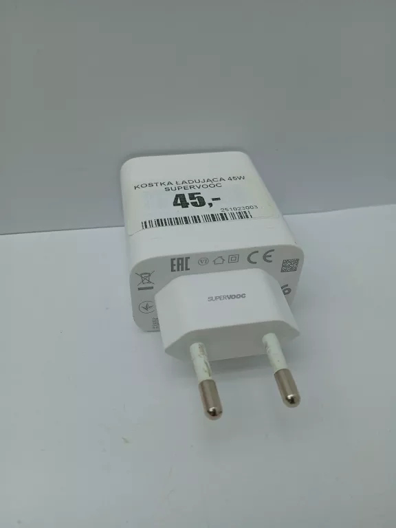 KOSTKA ŁADUJĄCA 45W SUPERVOOC