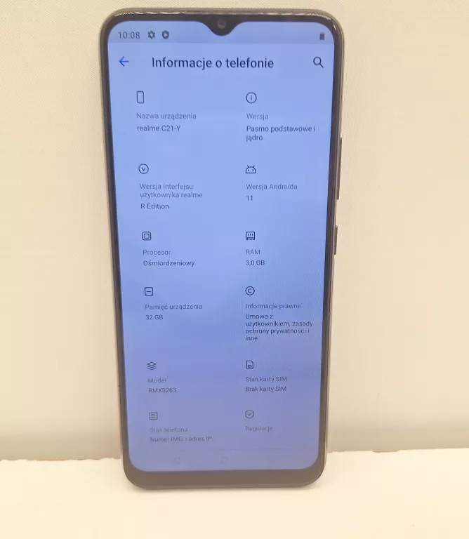 SMARTFON REALME C21Y 3/32 GB