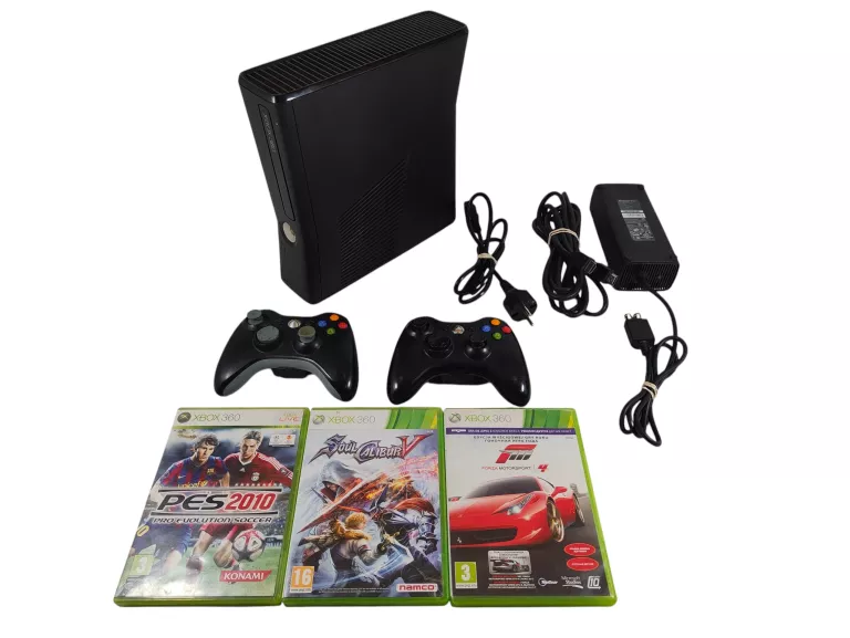 KONSOLA XBOX 360 PADY GRY