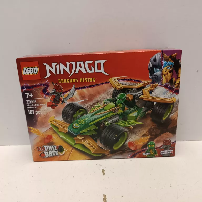 LEGO NINJAGO SAMOCHÓD WYŚCIGOWY LLOYDA Z NAPĘDEM PULL-BACK 71828_181EL.