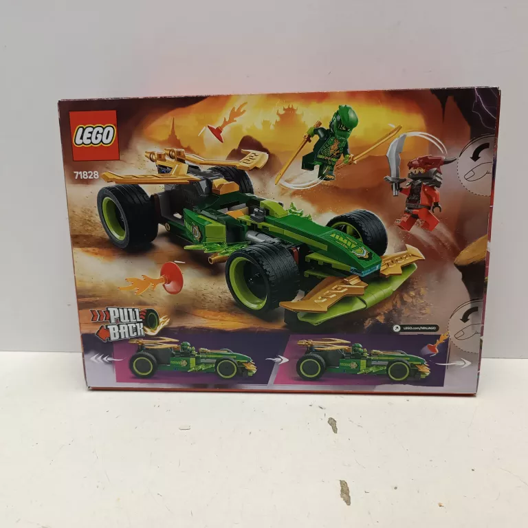 LEGO NINJAGO SAMOCHÓD WYŚCIGOWY LLOYDA Z NAPĘDEM PULL-BACK 71828_181EL.