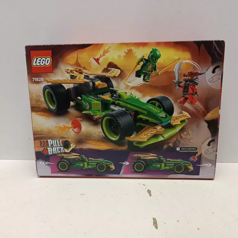 LEGO NINJAGO SAMOCHÓD WYŚCIGOWY LLOYDA Z NAPĘDEM PULL-BACK 71828_181EL.