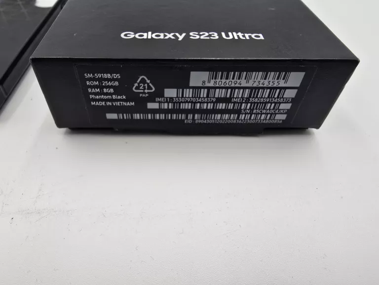 SMARTFON SAMSUNG GALAXY S23 ULTRA 5G 8/256GB 6.8" 120HZ