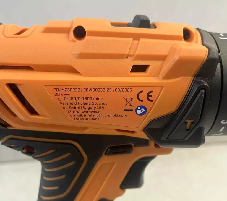 WIERTARKO-WKRĘTARKA NITEO POJM 20VIDO232-25 20 V