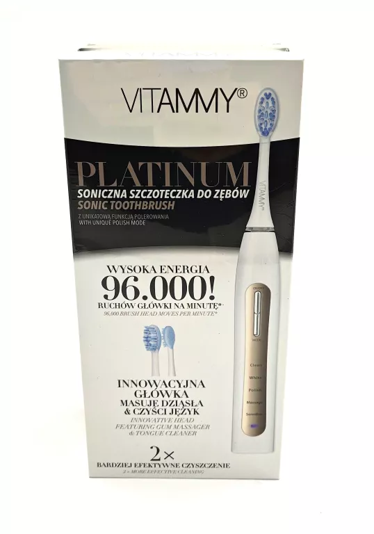 SZCZOTECZKA ELEKTRYCZNA VITAMMY PLATINUM VITAMMY TB9051