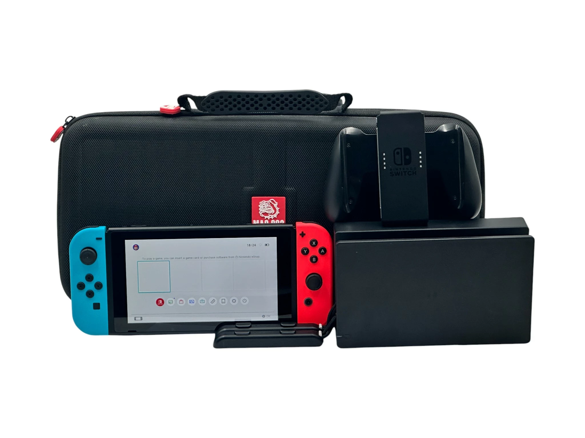 KONSOLA NINTENDO SWITCH HAC-001 + ETUI + 3 GRY | Konsole