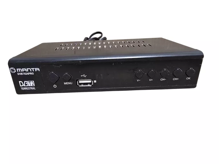 MANTA DVBT024PRO DEKODER TUNER DVB-T2 H.265 HEVC