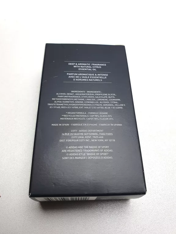 ADIDAS PURE GAME WODA TOALETOWA MĘSKA 50 ML