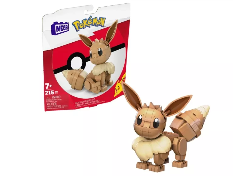 KLOCKI KONSTRUKCYJNE MEGA BLOKS POKEMON EEVEE 215 EL.