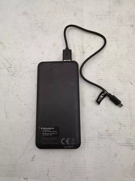 POWERBANK 10000 MAH + KABEL