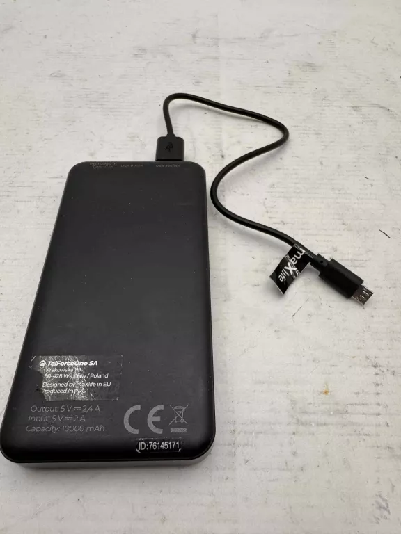 POWERBANK 10000 MAH + KABEL