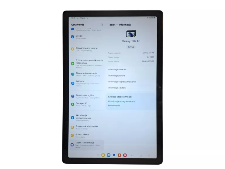 TABLET SAMSUNG GALAXY TAB A8 SM-X200 4/64GB