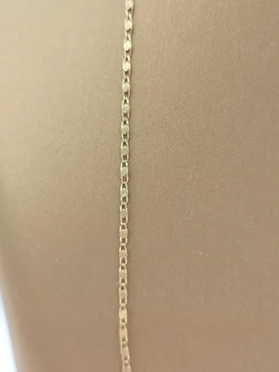 DELIKATNY ZŁOTY ŁAŃCUSZEK - ŁADNY SPLOT 1.42G/585/50CM