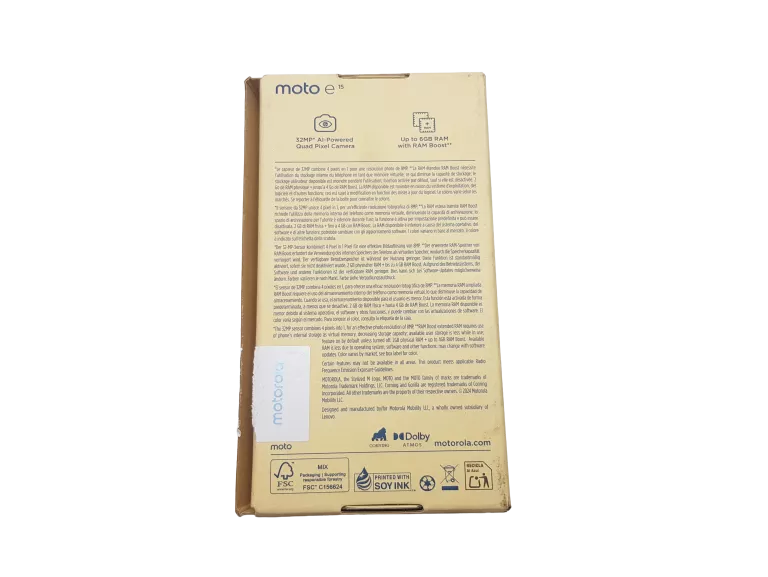 TELEFON MOTOROLA MOTO E15 H2707 KPL