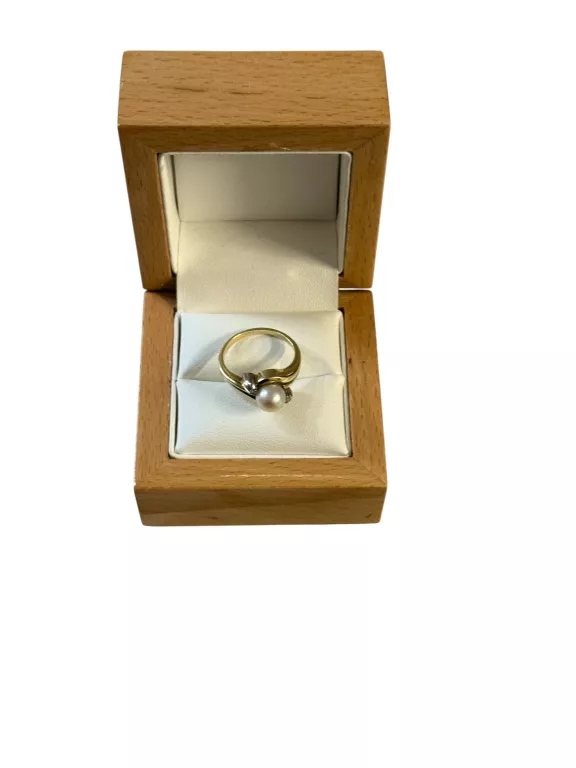 PIĘKNY ZŁOTY PIERŚCIONEK