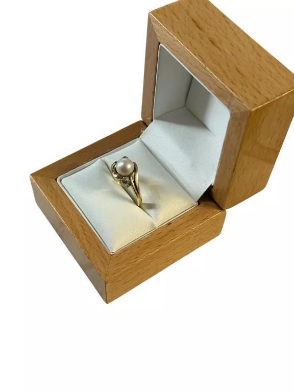 PIĘKNY ZŁOTY PIERŚCIONEK