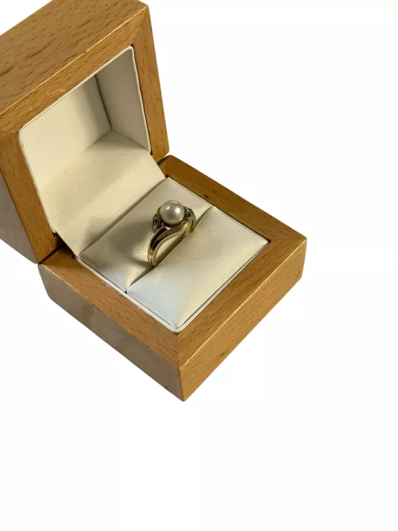 PIĘKNY ZŁOTY PIERŚCIONEK