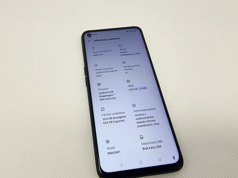 REALME 9I 4/64GB DUAL SIM