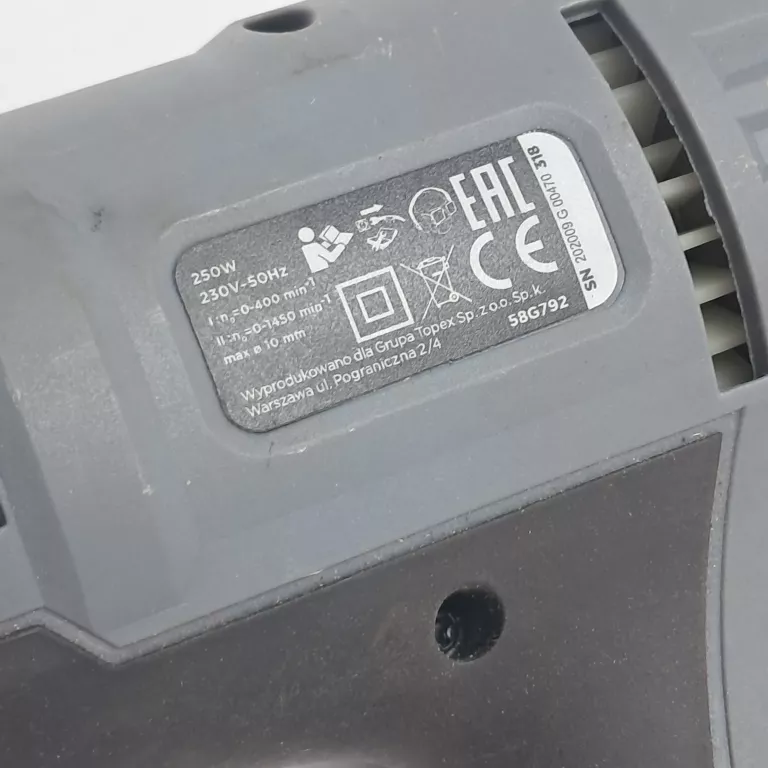 WIERTARKA GRAPHITE 58G792