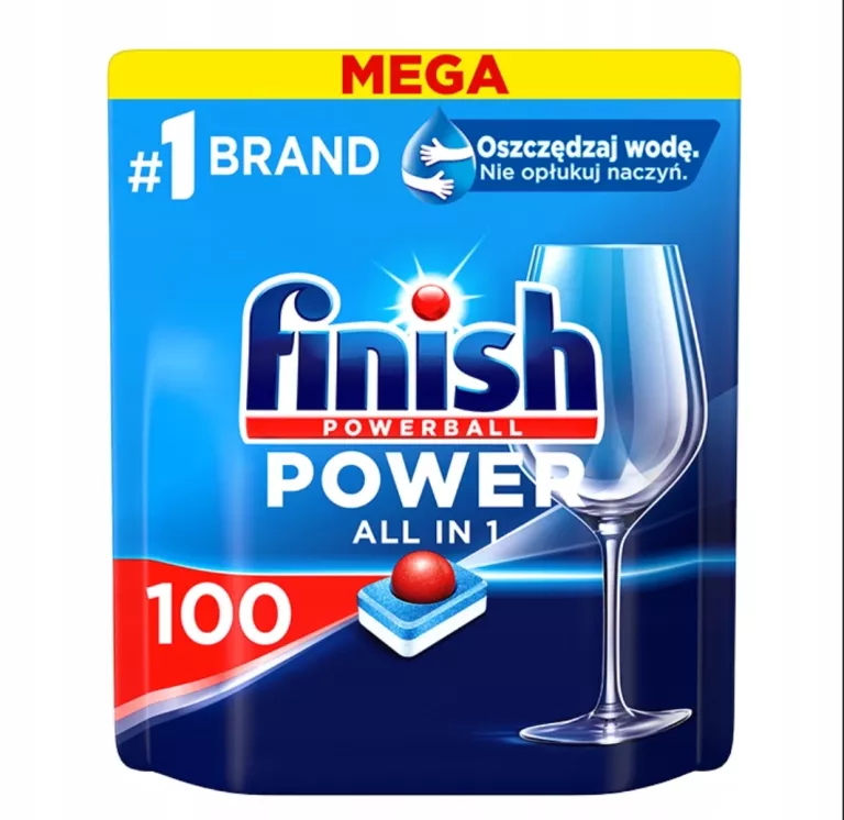 FINISH POWER ALL IN 1 TABLETKI DO ZMYWARKI 100 SZT