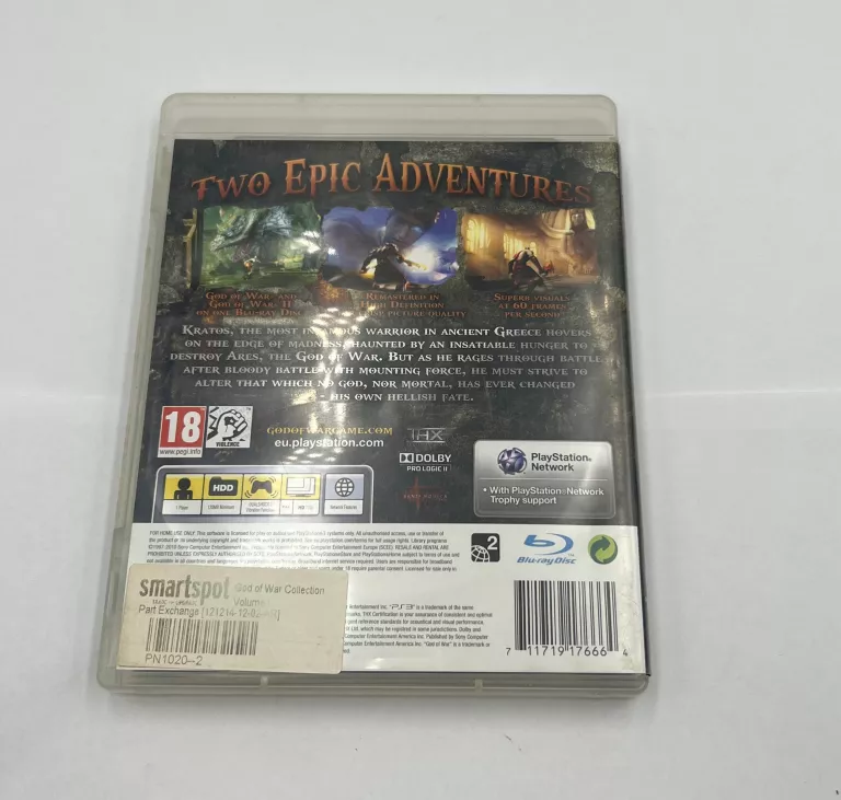 GRA NA PS3 GOD OF WAR COLLECTION